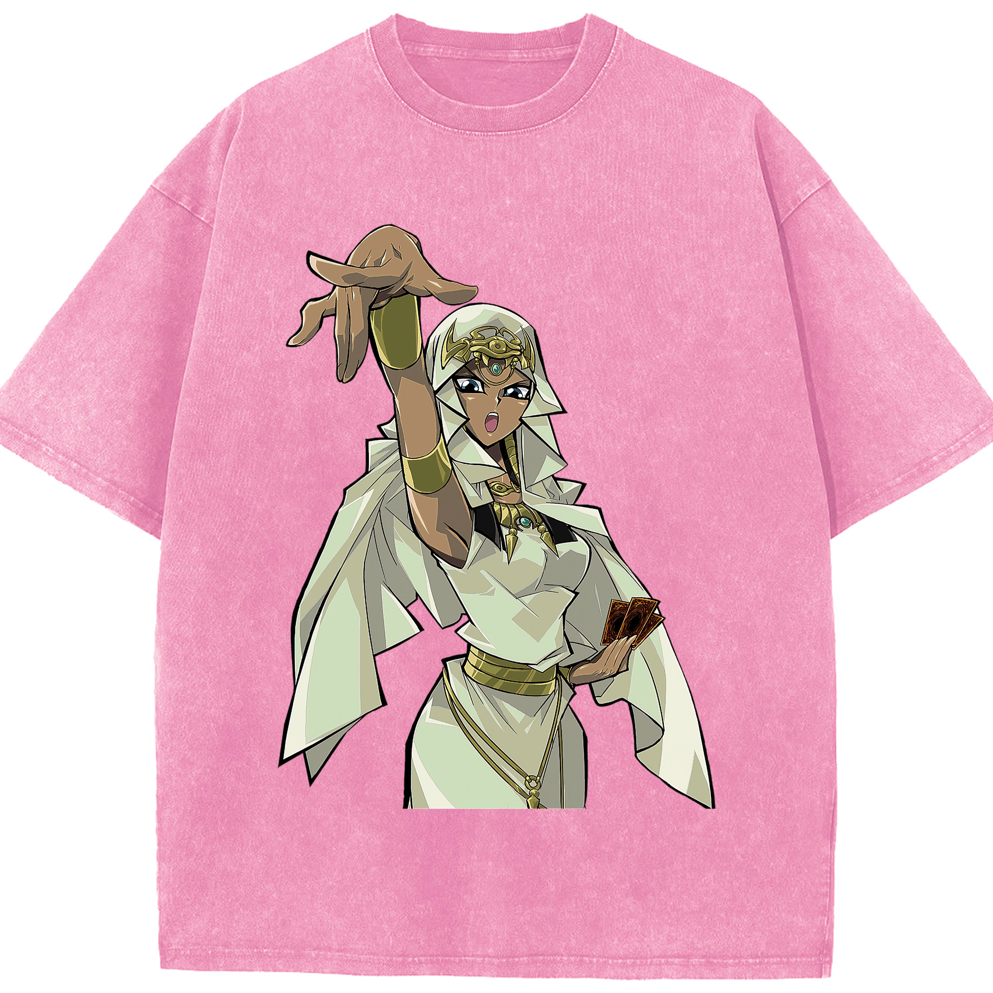 （画像用） 遊☆戯☆王 Yu-Gi-Oh! 綿100% ヴィンテージ風 半袖Tシャツ（フロントプリント）